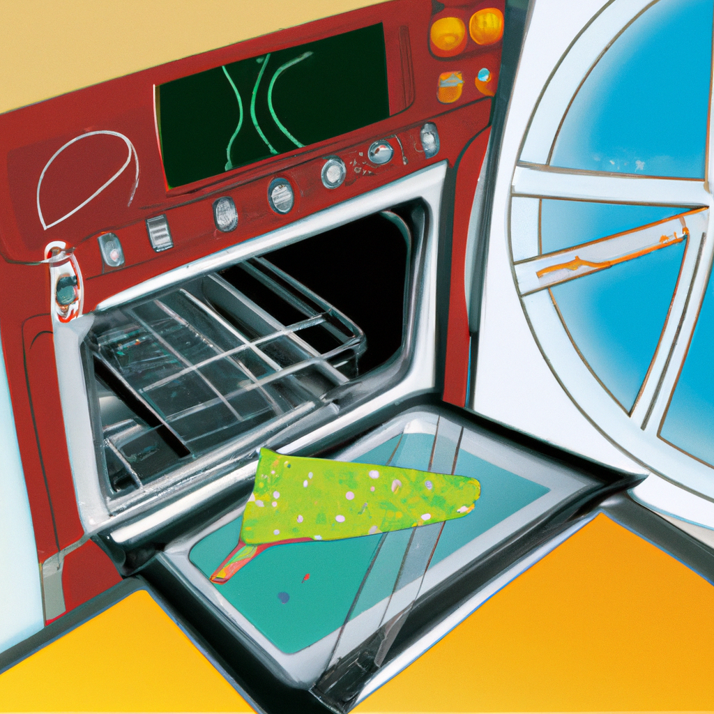 how to clean inside oven window